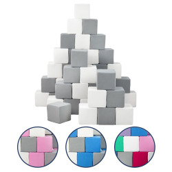 Lot de 45 blocs en mousse - Pyramide